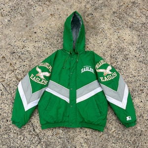 90s Starter Jacket Eagles - Etsy