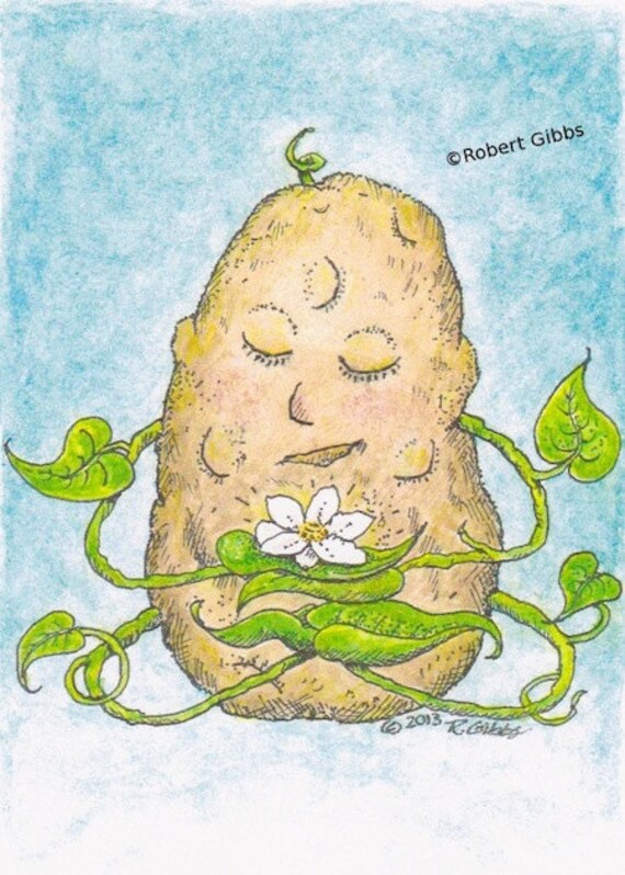 Téléchargement gratuit Images Meditation Garden Art Print Zen Humor Meditater Etsy dernière salutations