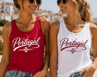 Portugal Soccer Tank Top, Portuguese Football Fan Shirt Women, Portugal 2026 World Cup Tank, Selecao Fan Gift, Portugal Fan Tank