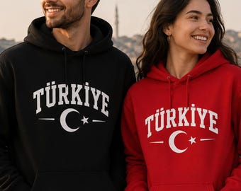Turkiye Soccer Hoodie World Cup 2026, Turkey Football Sweatshirt Fan Gift, Turkish Pullover, Crescent Star Hoodie, Arda Guler