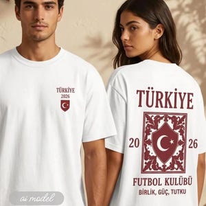 Turkiye World Cup 2026 Shirt | Vintage Futbol Kulubu Graphic Tee | Arda Guler Fan Gift