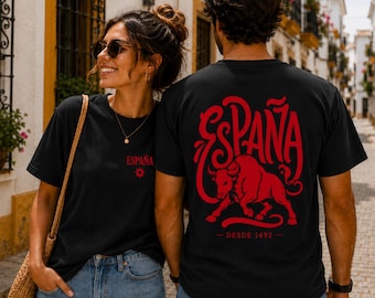 Spain Soccer Shirt | Espana World Cup Shirt | Spain Soccer Fan Tee | Vintage Spain Shirt | Spain Football Gift | La Roja Soccer Tee