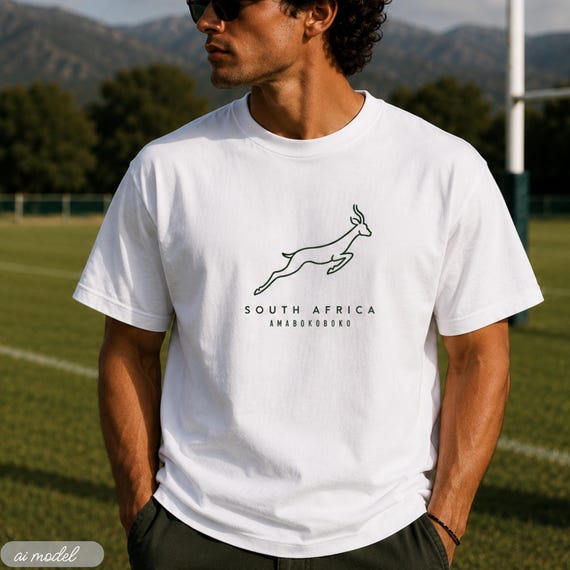 South Africa Shirt, Springbok Shirt, Amabokoboko Shirt, Minimalist Rugby Tee, South African Pride Shirt, Springbok Gift for Rugby Fans
