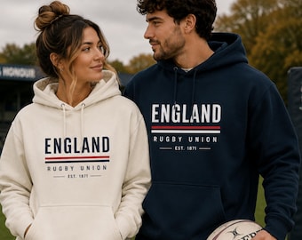 Vintage Rugby Hoodie, England Rugby Championship Hoodie, Retro Rugby  Sweatshirt, Rugby Supporter Hoodie, Oversized Hoodie Gift