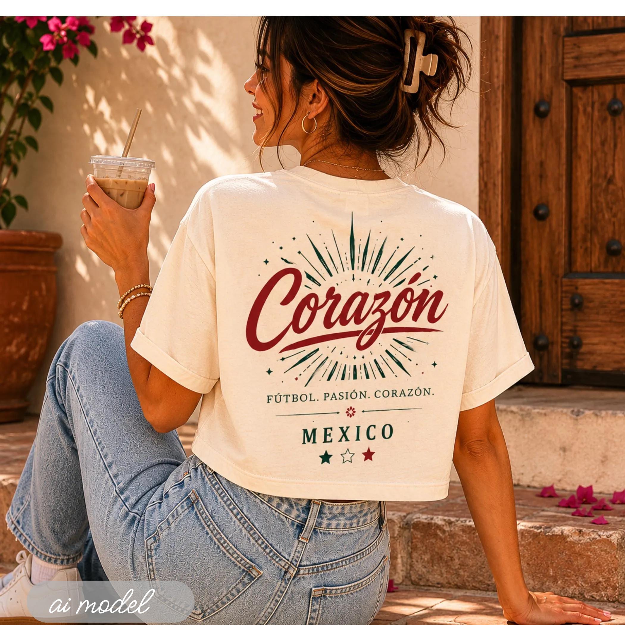 Mexican Crop T Shirt - Etsy