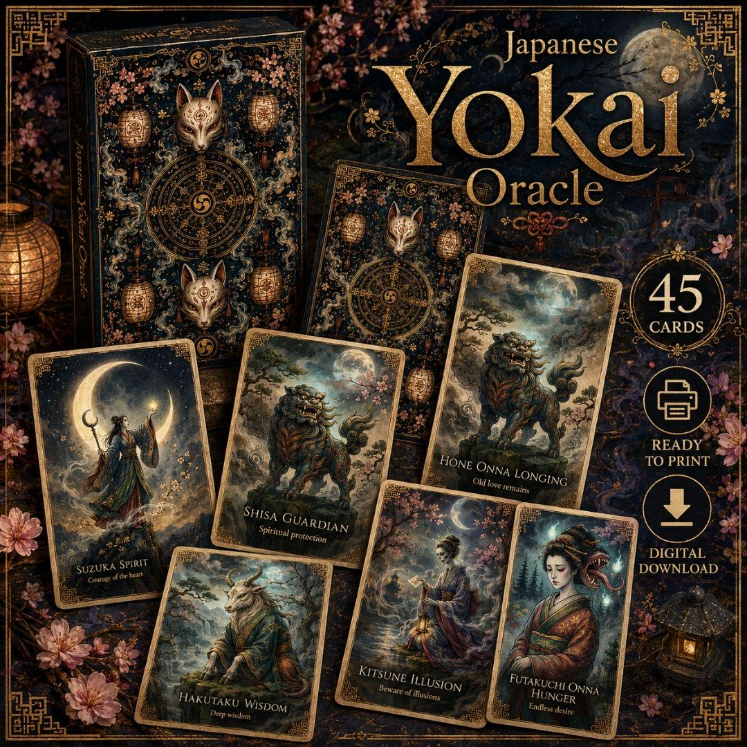 Yokai tarot - Etsy 日本