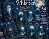 Ocean Whisper Oracle Deck | Ethereal Ocean Fantasy Cards (Digital Download)