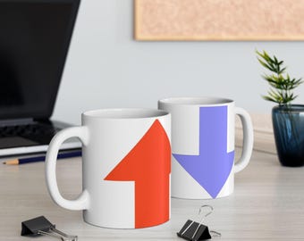 Tazza Reddit Upvote Downvote - Tazza divertente sulla cultura di Internet