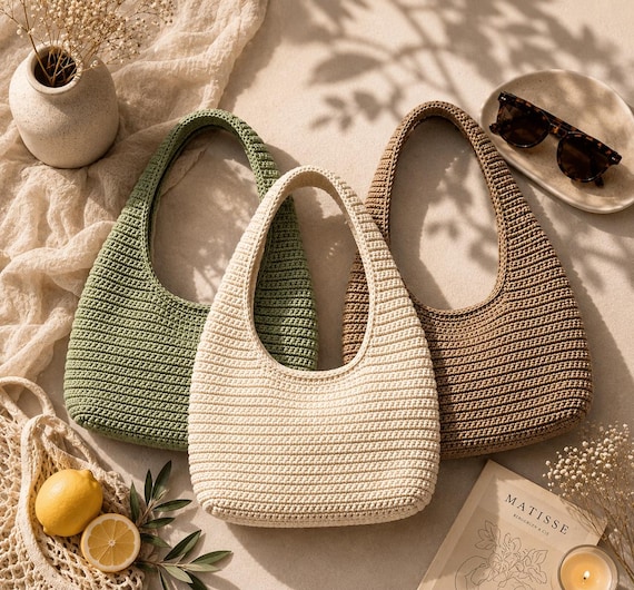 Easy Summer Crochet Tote Pattern with Video Tutorial, Simple Crochet Tote Bag Pattern, Crochet Bag Pattern