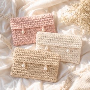 The Clone Knots Mini Crochet Purse Pattern PDF - Crochet Clutch Pattern, Crochet Bag Pattern