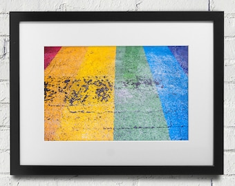 Gay Philadelphia Gayborhood Photography Rainbow Philadelphia Gay Art Print