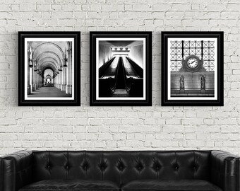 Washington DC Art Photography Prints Metro Capital Lincoln Black and White Art