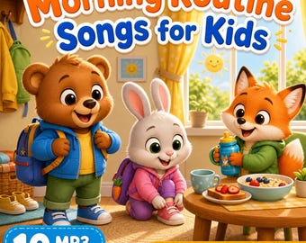Morning Routine Songs for Kids | 10 Preschool Morning Routine MP3 Songs