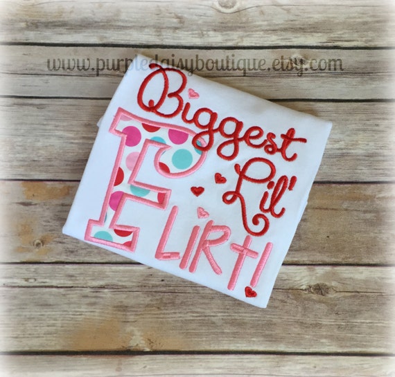 Biggest Lil Flirt Valentine's Day Shirt Il_570xn