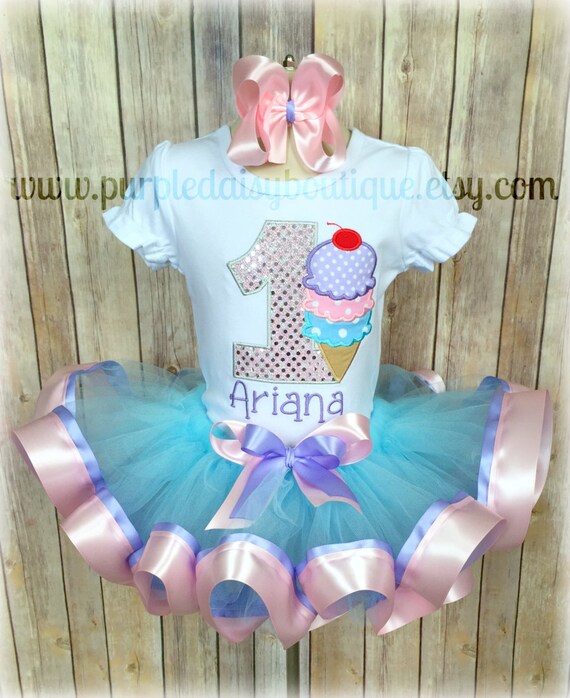 first birthday ice cream outfit