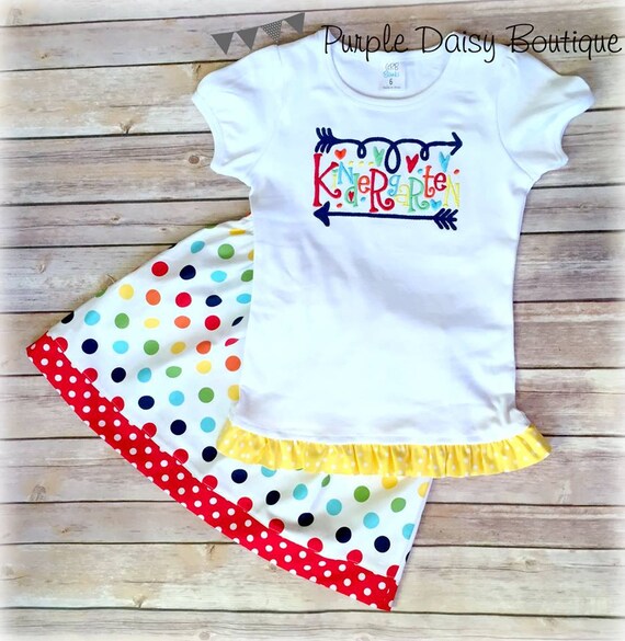 boutique kindergarten outfit