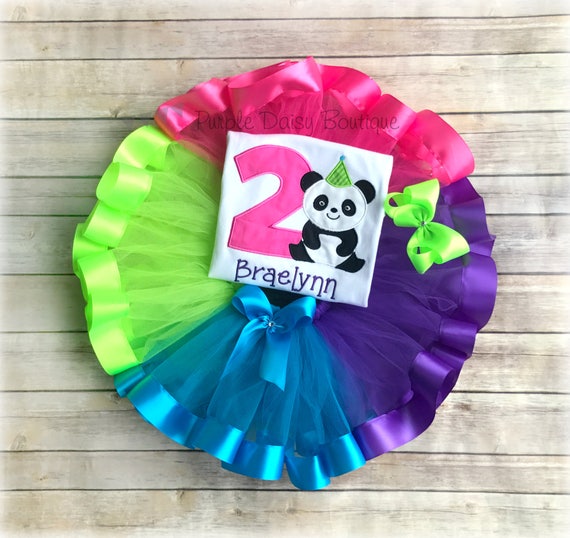 panda birthday outfit