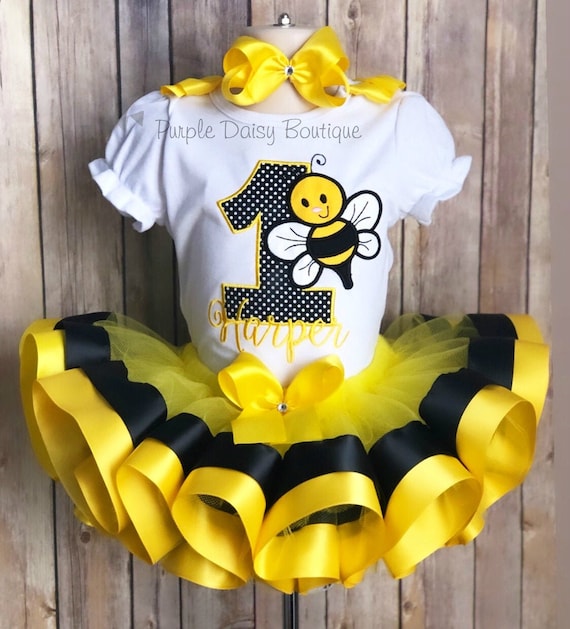 bumble bee 1st birthday outfit