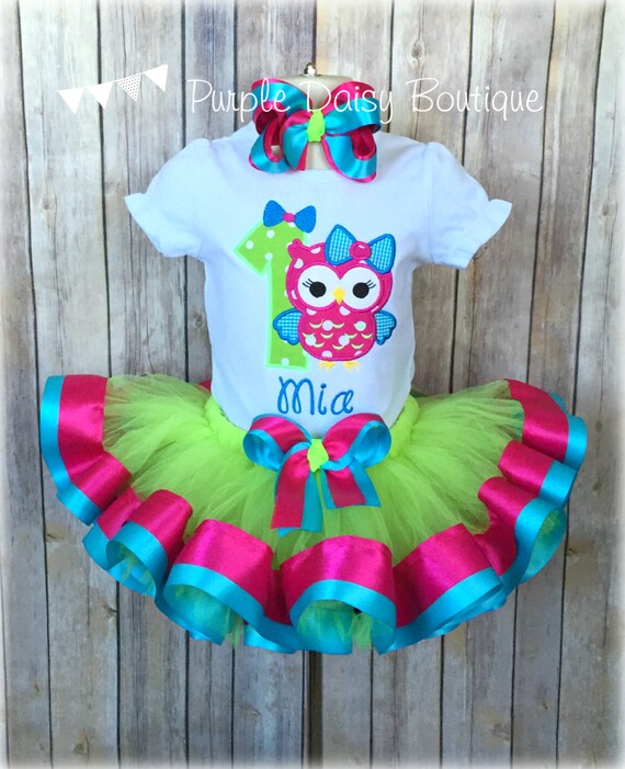 owl first birthday outfit