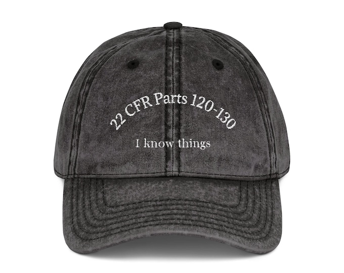 ITAR subtle brag Cap | Embroidered Ball Cap