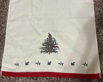 Toalla de mano navideña