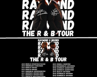 Raymond & Brown Tour 2026, Usher x Chris Brown Tshirt Design (Instant Download)