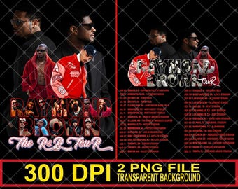 Raymond & Brown Tour 2026, Usher x Chris Brown Tshirt Design (Instant Download)