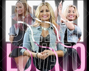 Demi Lovato - es ist nicht so tief Tour T-Shirt PNG Design (digitaler Download)