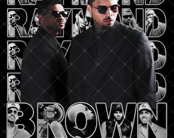 Raymond & Brown Tour 2026, Usher x Chris Brown Tshirt Design PNG (Digitaler Download)