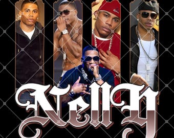 NELLY T-Shirt PNG Design, Bootleg Tee, sofortiger Download und fertig zum Drucken (digitaler Download)