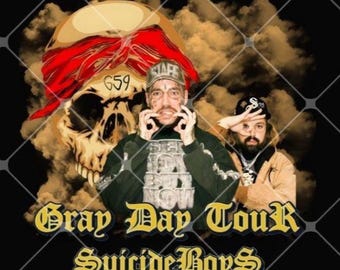 Suicideboys Grey Day , North America Tour Poster (Digital Download)