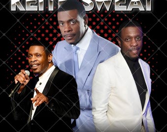 Keith Sweat T-Shirt PNG Design, Bootleg Tee, Konzert digitale Datei (Instant Download)