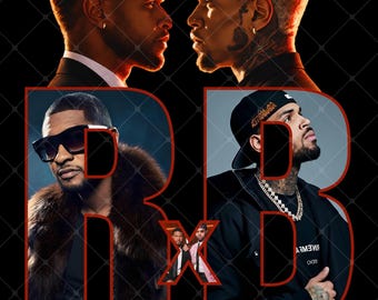 Raymond & Brown Tour 2026, Usher x Chris Brown Tshirt Design PNG (Digital Download)