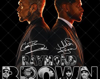 Raymond & Brown Tour 2026, Usher x Chris Brown Tshirt Design PNG (Digital Download)