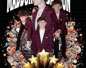 Maddox Batson 2026 Tour PNG-Datei: T-Shirt Druck bereit (digitaler Download)