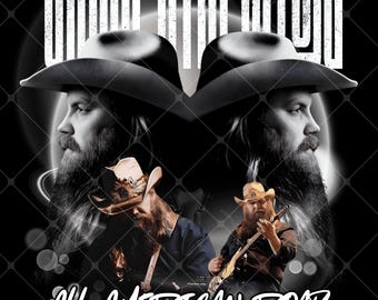 Chris Stapelton PNG-Datei All-American Road Show Tour 2026 (Digitaler Download)