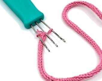 Narzędzie do robienia na drutach Cordie I-Cord | Szybciej udoskonalaj I-Cordy | Ergonomiczne narzędzie do robienia na drutach krawędzi, sznurków i wykańczania