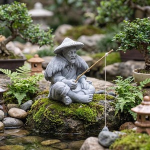 Japanese Garden Sculpture - Etsy