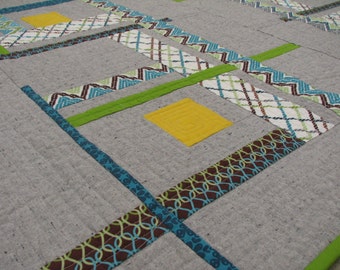 Modern Quilt Pattern, Stained Glass Windows, Digital Quilt Pattern