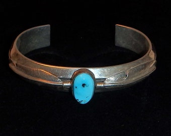 Sterling Silver Turquoise Cuff Bracelet