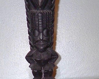 アンティーク雑貨 Lava Rock Hawaii Lava Rock Tiki by HIP / Hawaiian Island Products 1973 Vintage