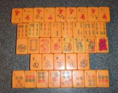 Lot of 38 Mahjong Tiles 1