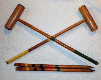 Croquet Mallets and Stakes