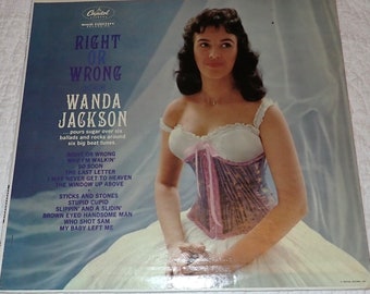 Wanda Jackson LP "Right Or Wrong"