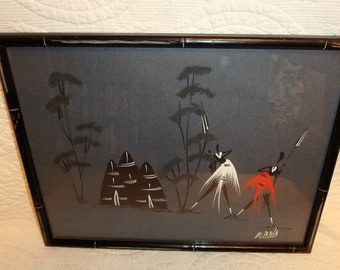 Mid Century Modern Tribal Painting