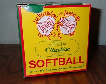 Unused Vintage Softball