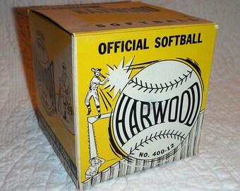 Unused Softball In Box