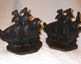 Small Sailing Ship Bookends