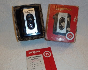 Argoflex Seventy Five Camera And Box