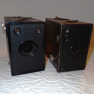 Two Agfa and Kodak Box Cameras